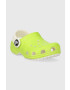 Crocs slapi copii GLOW IN THE DARK culoarea verde - Pled.ro