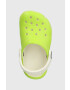 Crocs slapi copii GLOW IN THE DARK culoarea verde - Pled.ro