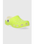 Crocs slapi copii Glow In The Dark culoarea verde - Pled.ro