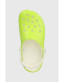 Crocs slapi copii Glow In The Dark culoarea verde - Pled.ro