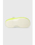 Crocs slapi copii Glow In The Dark culoarea verde - Pled.ro