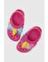 Crocs slapi copii I AM UNICORN culoarea roz - Pled.ro