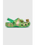 Crocs slapi copii MINECRAFT ELEVATED CLOG culoarea verde - Pled.ro