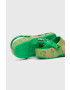 Crocs slapi copii MINECRAFT ELEVATED CLOG culoarea verde - Pled.ro