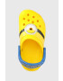 Crocs slapi copii x Minions culoarea galben - Pled.ro