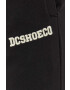 DC pantaloni de trening culoarea negru cu imprimeu - Pled.ro