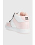 DC sneakers culoarea roz - Pled.ro