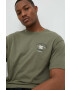 DC tricou din bumbac culoarea verde neted - Pled.ro