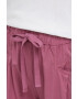 Deha pantaloni femei culoarea roz high waist - Pled.ro