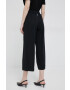 Deha pantaloni femei culoarea negru drept high waist - Pled.ro