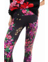 Desigual colanti femei culoarea negru modelator - Pled.ro