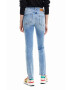 Desigual jeansi femei - Pled.ro