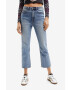 Desigual jeansi femei high waist - Pled.ro