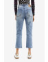 Desigual jeansi femei high waist - Pled.ro