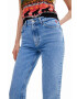 Desigual jeansi femei high waist - Pled.ro