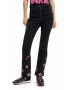 Desigual jeansi femei high waist - Pled.ro