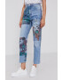 Desigual jeansi x Disney femei medium waist - Pled.ro