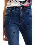 Desigual jeansi x Disney femei medium waist - Pled.ro