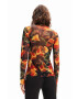 Desigual longsleeve femei cu turtleneck - Pled.ro