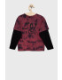 Desigual longsleeve din bumbac pentru copii - Pled.ro