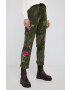 Desigual pantaloni barbati culoarea verde jogger - Pled.ro