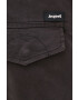 Desigual pantaloni barbati culoarea negru drept - Pled.ro