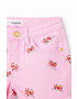 Desigual pantaloni scurti copii culoarea roz modelator - Pled.ro