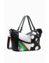 Desigual poseta culoarea negru - Pled.ro