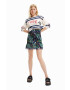 Desigual pulover femei culoarea alb - Pled.ro