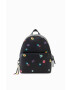 Desigual rucsac femei culoarea rosu mic neted - Pled.ro