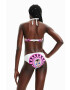 Desigual sutien de baie culoarea alb - Pled.ro