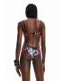 Desigual sutien de baie culoarea negru cupa moale - Pled.ro