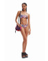 Desigual sutien de baie culoarea alb cupa moale - Pled.ro