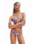 Desigual sutien de baie culoarea alb cupa moale - Pled.ro