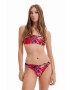 Desigual sutien de baie culoarea roz cupa moale - Pled.ro