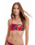 Desigual sutien de baie culoarea roz cupa moale - Pled.ro