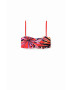 Desigual sutien de baie culoarea roz cupa moale - Pled.ro