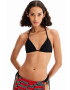 Desigual sutien de baie x STELLA JEAN culoarea negru cupa moale - Pled.ro