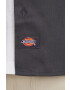 Dickies camasa barbati culoarea gri cu guler clasic regular - Pled.ro