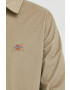 Dickies camasa din velur culoarea bej cu guler clasic regular - Pled.ro