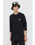 Dickies longsleeve din bumbac culoarea negru cu imprimeu - Pled.ro