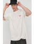 Dickies Tricou din bumbac culoarea bej cu imprimeu - Pled.ro