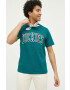 Dickies tricou din bumbac culoarea verde cu imprimeu - Pled.ro