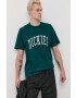 Dickies Tricou din bumbac culoarea verde cu imprimeu - Pled.ro