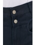 Diesel Pantaloni femei culoarea albastru marin model drept medium waist - Pled.ro