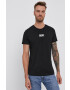 Diesel Tricou din bumbac culoarea negru cu imprimeu - Pled.ro