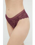 DKNY chiloti brazilieni culoarea violet - Pled.ro