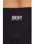 DKNY colanti femei culoarea negru neted - Pled.ro