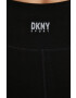 DKNY colanti femei culoarea negru cu imprimeu - Pled.ro