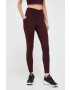 DKNY colanti femei culoarea bordo neted - Pled.ro